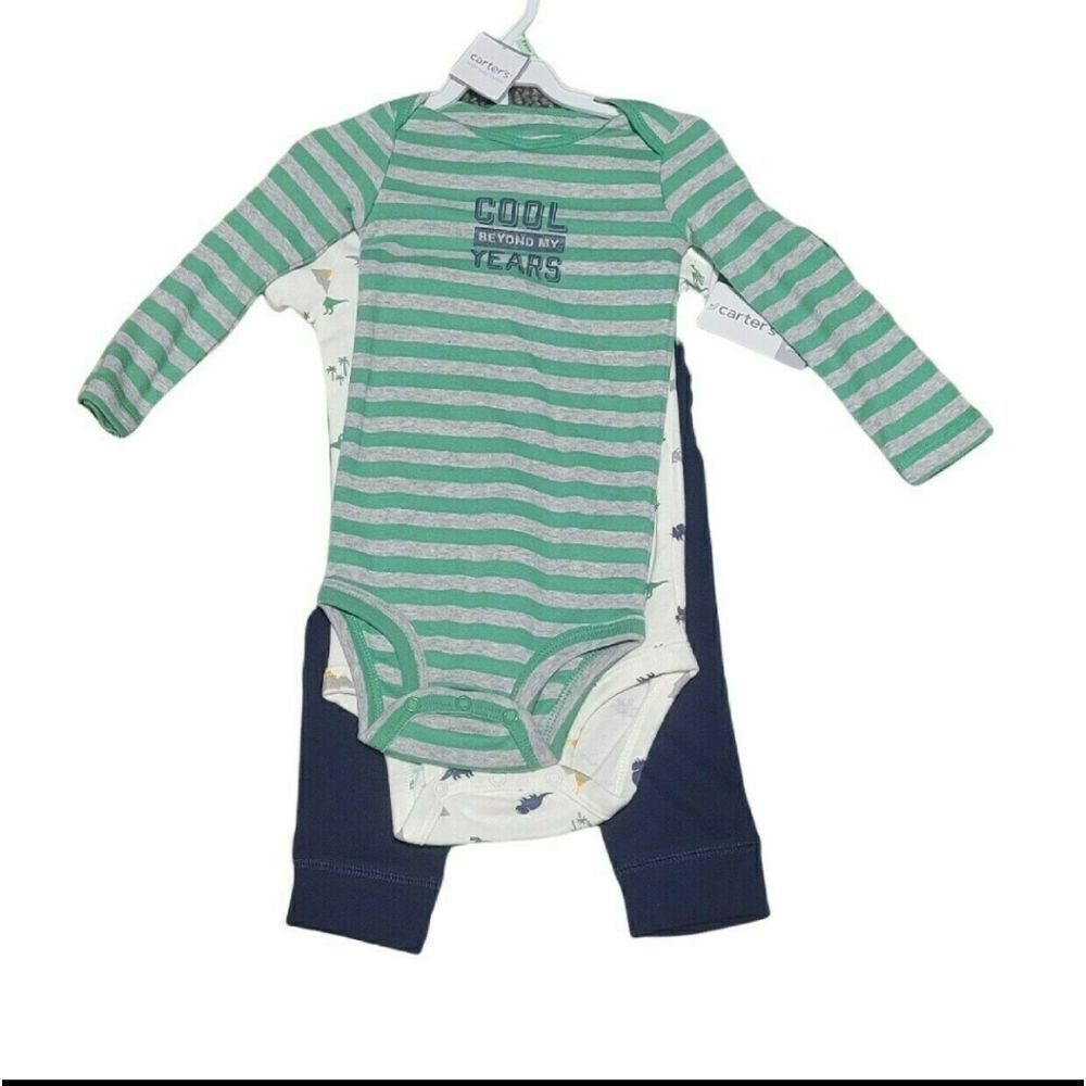 Carters 3pc Dino set